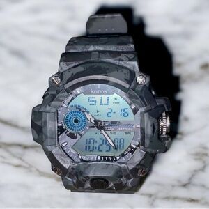 Kairos Men’s Digital/Analog Watch Camo